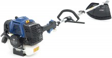 HBM 4-i-1 Buskrydder / Græstrimmer / Hækkeklipper / Kædesav / Stangsav - 42,7 cc 1,25 kW 84 cm.