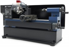 HBM mini metaaldraaibank 110 x 125, 150 W, 3.800 rpm, 10 mm hoofdas, 8 x 8 beitelset

