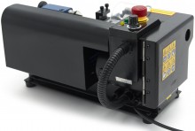 HBM mini metaaldraaibank 110 x 125, 150 W, 3.800 rpm, 10 mm hoofdas, 8 x 8 beitelset
