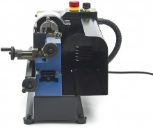 HBM mini metaaldraaibank 110 x 125, 150 W, 3.800 rpm, 10 mm hoofdas, 8 x 8 beitelset
