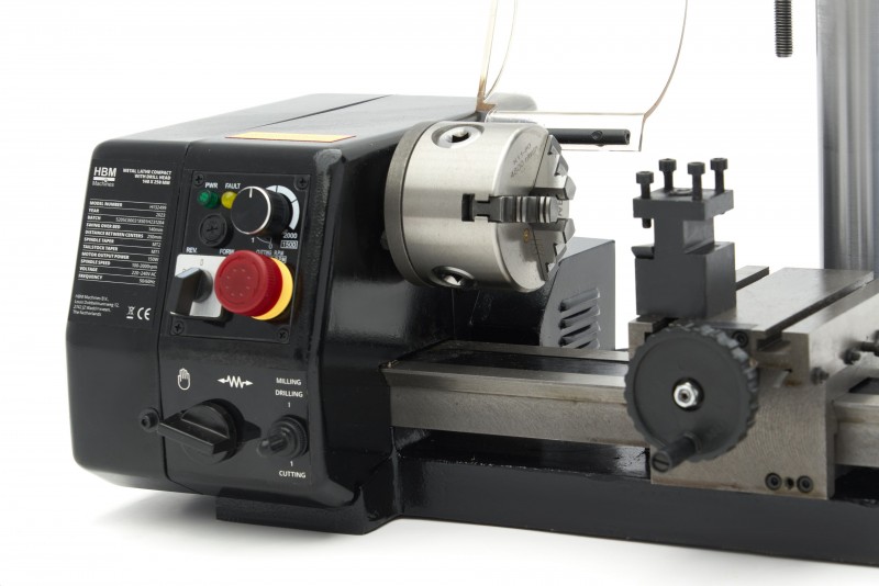 HBM mini metaaldraaibank 140 x 250 compact BF 150 W 230 V, draaidiameter 140 mm HBM mini metaaldraaibank 140 x 250 compact BF 150 W 230 V, draaidiameter 140 mm