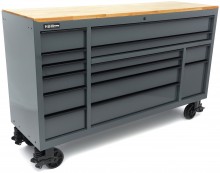 HBM gereedschapswagen verrijdbaar, 14 laden, 181,5 cm, grijs, max. belasting 450 kg HBM gereedschapswagen verrijdbaar, 14 laden, 181,5 cm, grijs, max. belasting 450 kg