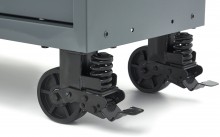 HBM gereedschapswagen verrijdbaar, 14 laden, 181,5 cm, grijs, max. belasting 450 kg HBM gereedschapswagen verrijdbaar, 14 laden, 181,5 cm, grijs, max. belasting 450 kg