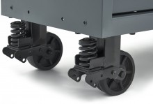 HBM gereedschapswagen verrijdbaar, 14 laden, 181,5 cm, grijs, max. belasting 450 kg HBM gereedschapswagen verrijdbaar, 14 laden, 181,5 cm, grijs, max. belasting 450 kg