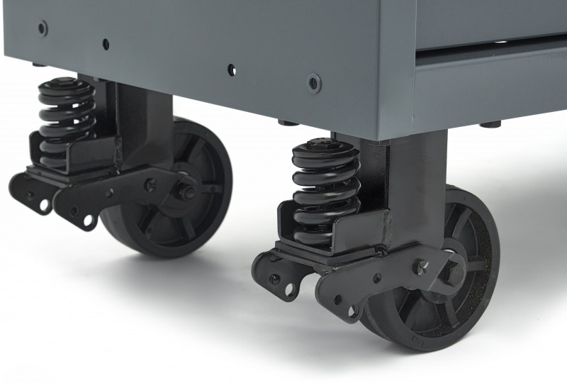 HBM gereedschapswagen verrijdbaar, 14 laden, 181,5 cm, grijs, max. belasting 450 kg HBM gereedschapswagen verrijdbaar, 14 laden, 181,5 cm, grijs, max. belasting 450 kg