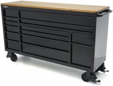 HBM gereedschapswagen verrijdbaar, 14 laden, 182 cm, zwart, staal, max. belasting 350 kg HBM gereedschapswagen verrijdbaar, 14 laden, 182 cm, zwart, staal, max. belasting 350 kg