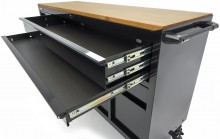 HBM gereedschapswagen verrijdbaar, 14 laden, 182 cm, zwart, staal, max. belasting 350 kg HBM gereedschapswagen verrijdbaar, 14 laden, 182 cm, zwart, staal, max. belasting 350 kg