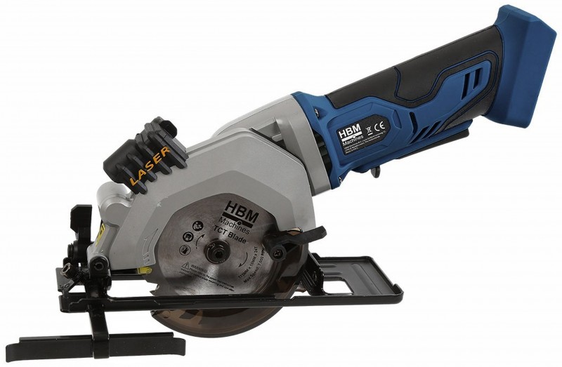 HBM accu cirkelzaag 115 mm 20V koolborstelloos, 42 mm zaagdiepte, 3400 rpm
