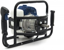 HBM Grondboor met benzinemotor 51,2 cc, 1,4 kW, 2-takt OHV, trekstart, centrifugaalkoppeling
