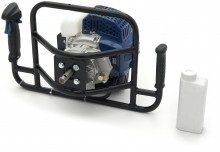 HBM Grondboor met benzinemotor 51,2 cc, 1,4 kW, 2-takt OHV, trekstart, centrifugaalkoppeling
