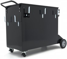 HBM Heavy Duty laswagen 4 laden, zwenkwielen, 136 kg draagvermogen, 123 x 62 x 86,5 cm

