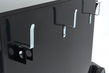 HBM Heavy Duty laswagen 4 laden, zwenkwielen, 136 kg draagvermogen, 123 x 62 x 86,5 cm
