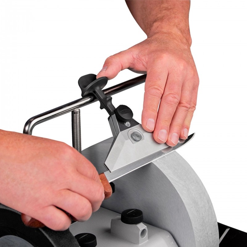 Tormek KJ-140 Hjælpestykke til Lange Knive, Zink, Sort, 0,39 kg.