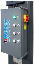 Weber elektrohydraulische 2-koloms hefbrug 4500 kg SJC-10XL 400V 2200W 16A traag
