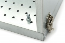HBM Sammenklappeligt Svejsebord af Galvaniseret Stål 83 x 56 x 53 cm, 12,3 kg.