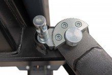 Weber professionele hydraulische 2-koloms hefbrug 4,2 ton met elektronische ontgrendeling, zwart
