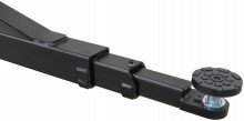 Weber professionele hydraulische 2-koloms hefbrug 4,2 ton met elektronische ontgrendeling, zwart