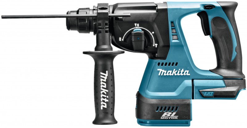 Makita 18V kombihammer kulfri 4.700 bpm 13,6 m/s² til beton og natursten.