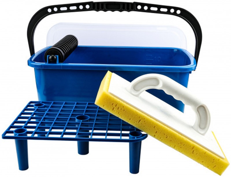 HBM 3-delt flise fugesæt af polyethylen skum 210 g 420 x 235 x 175 mm HBM 3-delt flise fugesæt af polyethylen skum 210 g 420 x 235 x 175 mm