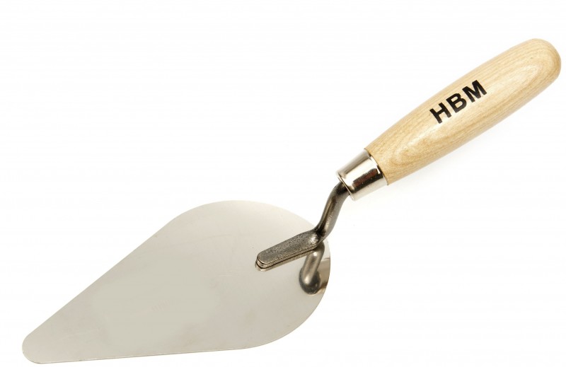 HBM rustfri stål flisekelle, stål, 1 mm, 215 g, sort.