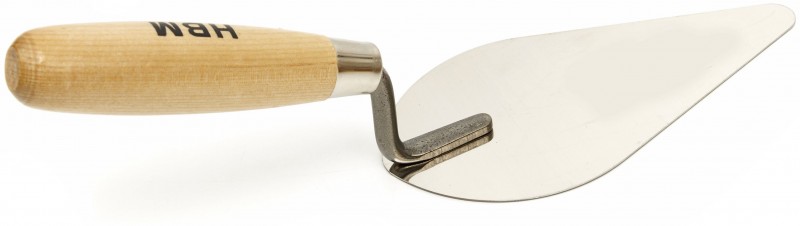 HBM rustfri stål flisekelle, stål, 1 mm, 215 g, sort.