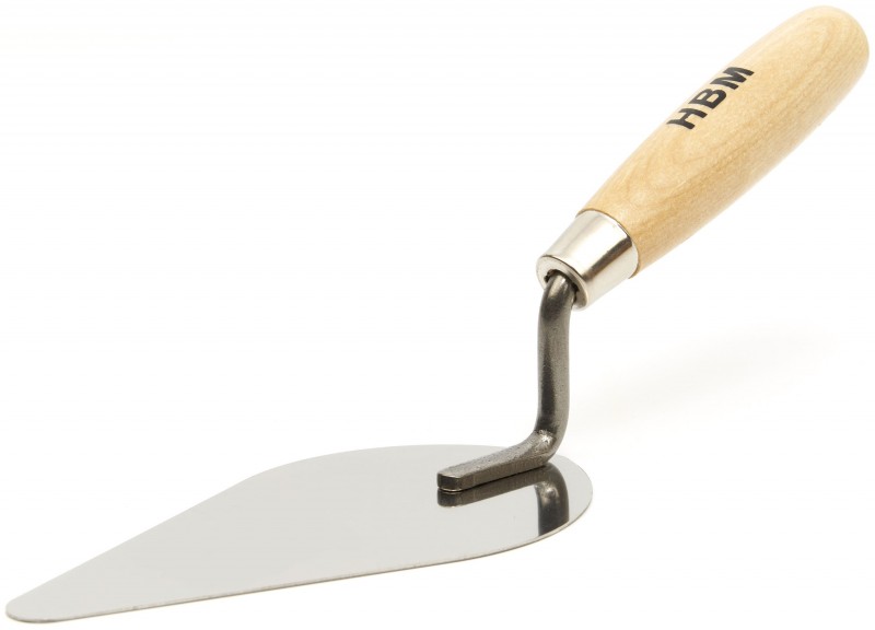 HBM rustfri stål flisekelle, stål, 1 mm, 215 g, sort.