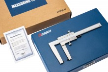 Dasqua schijfremdiktemeter 2240-0040 RVS centimeter/millimeter
