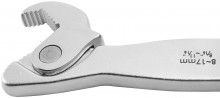 HBM dubbele gripsleutel 26,6 cm - klembereik 8-32 mm, chromevanadium
