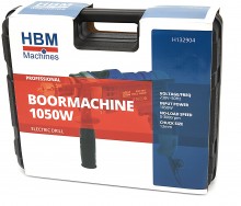 HBM boormachine 1050 W 230 V 3000 rpm incl. opbergkoffer