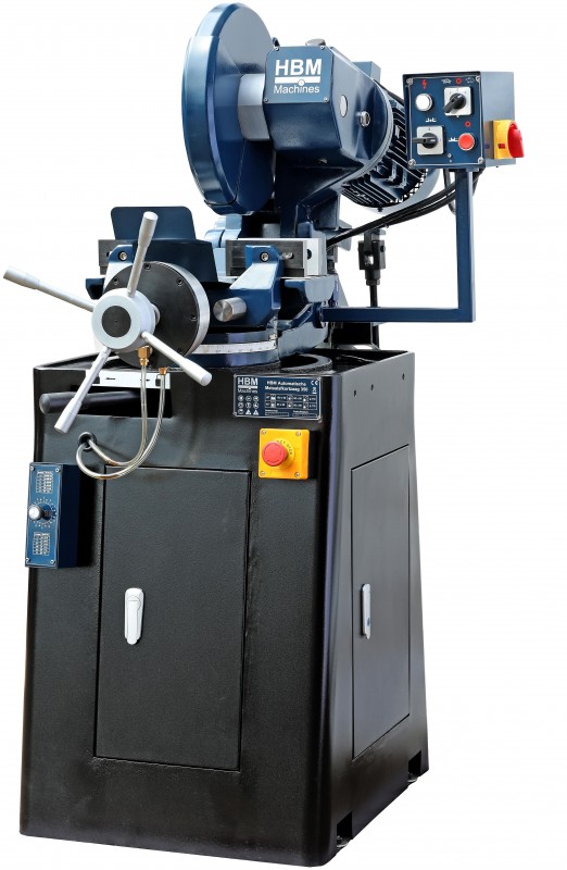 HBM automatisk metalkapsav 350 - 1500 W, 400 V, 290 kg, 110 mm rund, 90x90 mm firkant