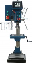 HBM industriële kolomboormachine 25 mm 400 V, kantelbaar en draaibaar, MT3, 1,1 kW, 8 standen
