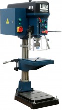HBM industriële kolomboormachine 25 mm 400 V, kantelbaar en draaibaar, MT3, 1,1 kW, 8 standen
