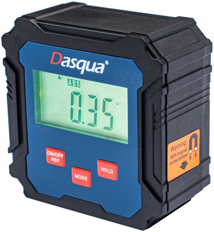 Dasqua bedwaterpas 8400-0020, 12,5 x 13,3 x 5,5 cm, 70 g, hoek graden