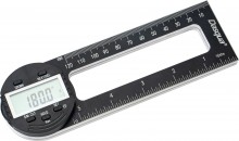 Dasqua digitale gradenboog verstelbaar 1804-6771, 280 x 70 x 20 mm, 0,67 kg, graden/inch/mm