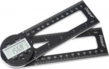 Dasqua digitale gradenboog verstelbaar 1804-6771, 280 x 70 x 20 mm, 0,67 kg, graden/inch/mm