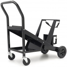 HBM Laswagen Compact Tilt, stalen laswagen, 4 wielen, 45 kg draagvermogen, 89 x 20 x 40,5 cm