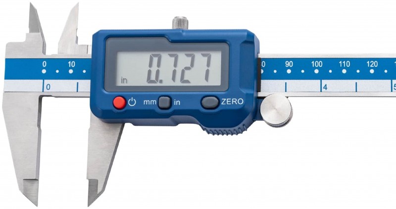 Dasqua digitale schuifmaat 2000-2005, 150 mm, 0,01 mm, inch/mm