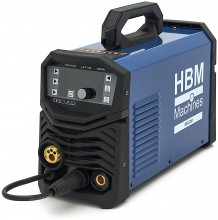 HBM MIG/MAG 200EJ Lasapparaat 200A 230V MIG/MAG, MMA, TIG Display Draagbaar IP21S

