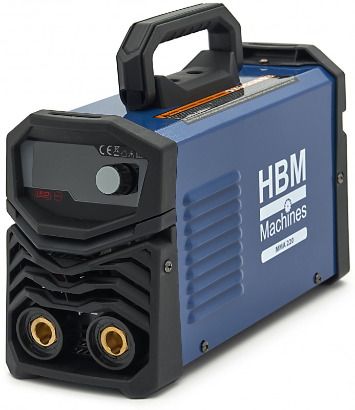 HBM MMA 220 A Svejseapparat 230V med Display, Pulse, Bærbar, IP21S HBM MMA 220 A Svejseapparat 230V med Display, Pulse, Bærbar, IP21S