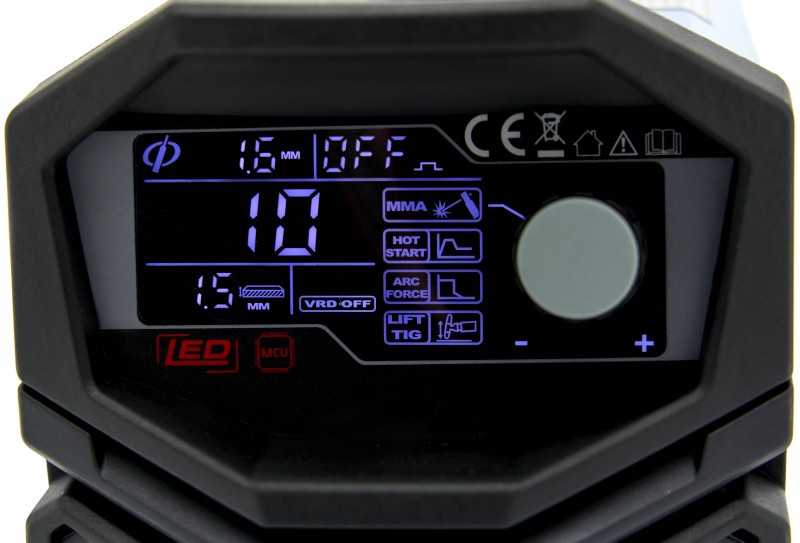 HBM MMA 220 A Svejseapparat 230V med Display, Pulse, Bærbar, IP21S HBM MMA 220 A Svejseapparat 230V med Display, Pulse, Bærbar, IP21S