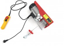 HBM elektrische takel 500 kg 18 m 900 W 230 V staal 4,2 mm kabel 8 m/min