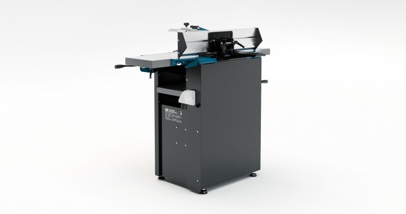 HBM vlak- en vandiktebank 10 inch met spiraalsnijkop, 230 V, 24 messen, 4000 rpm