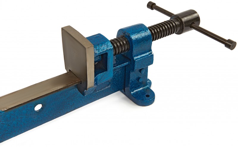 HBM lang limtvinge T-klemme 900 mm 4 stk. støbejern HBM lang limtvinge T-klemme 900 mm 4 stk. støbejern