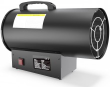 HBM gasvarmer 30 kW propan 600 m³/h 2 trin sort
