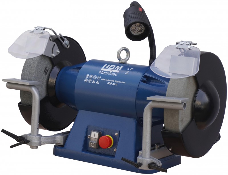 HBM industriële slijpmachine 300 mm 2,2 kW 400 V korrel 80 1450 rpm 89 kg