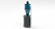 HBM Cycloon Stof Interceptor 40 L - 125 mm Inlaat, 118 L Opvangbak, 70 dB
