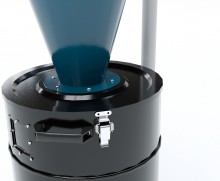 HBM Cycloon Stof Interceptor 40 L - 125 mm Inlaat, 118 L Opvangbak, 70 dB