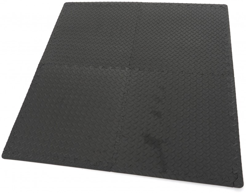 HBM EVA vloertegel set vloerbescherming 4-delig zwart, 1 cm, 1,55 m² HBM EVA vloertegel set vloerbescherming 4-delig zwart, 1 cm, 1,55 m²