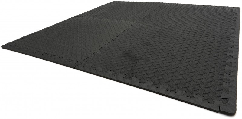 HBM EVA vloertegel set vloerbescherming 4-delig zwart, 1 cm, 1,55 m² HBM EVA vloertegel set vloerbescherming 4-delig zwart, 1 cm, 1,55 m²