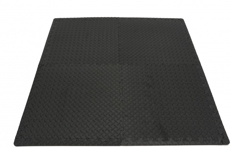 HBM EVA vloertegel set vloerbescherming 4-delig zwart, 1 cm, 1,55 m² HBM EVA vloertegel set vloerbescherming 4-delig zwart, 1 cm, 1,55 m²